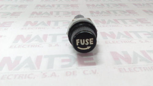 PORTAFUSIBLE DE CARTUCHO STEREN AMPF-3 TIPO AMERICANO 6 DIAM X 32 mm COLOR NEGRO