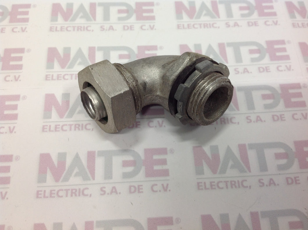 CONECTOR CURVO PARA TUBO LIQUITITE DE 3/8 PULG