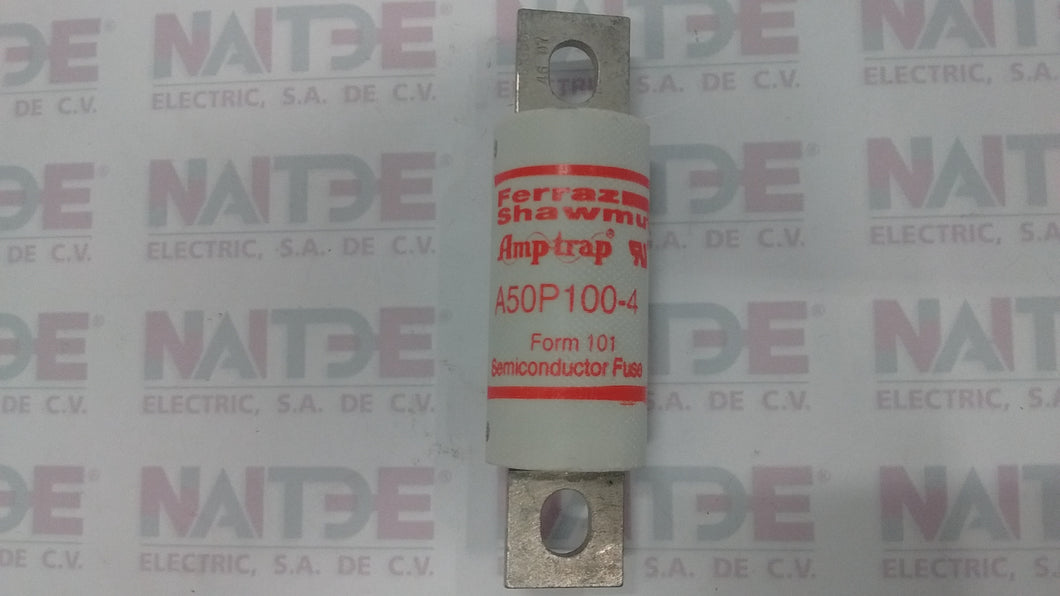 FUSIBLE FERRAZ A50P100-A 100 AMP 500 V(S/M)