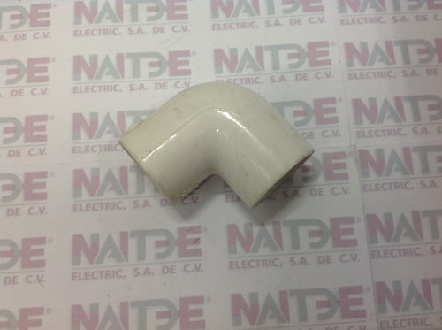 CODO SANITARIO DE PVC BLANCO DE 1