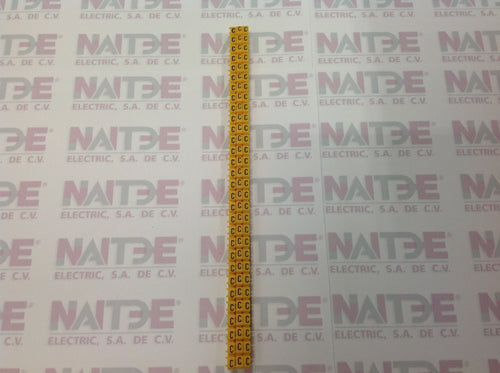 SEÑALADORES P/CABLE CAB 3 LEGRAND CAT 383-32 DE 1.5 A 2.5 MM. LETRA 