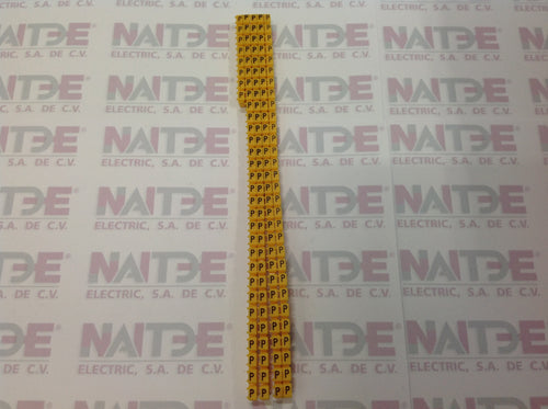 SEÑALADORES P/CABLE CAB 3 LEGRAND CAT 383-45 DE 1.5 A 2.5 MM. LETRA 