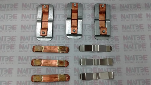 JGO DE CONTACTOS ABB  TIPO ZL300 P/CONTACTOR A300. CAT.1SFN165503R1000