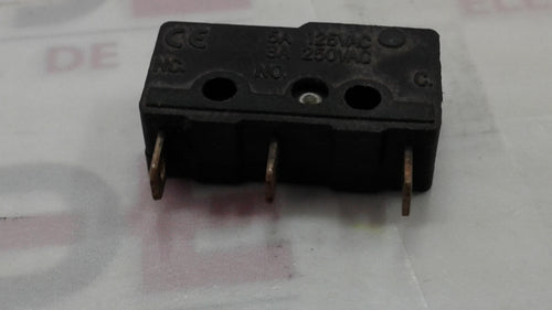 MICRO SWITCH SS0500A CON BOTON NEGRO 5 AMP 250 V
