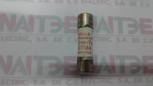 FUSIBLE FERRAZ OTM4, 4 AMP 250 V (S/M)