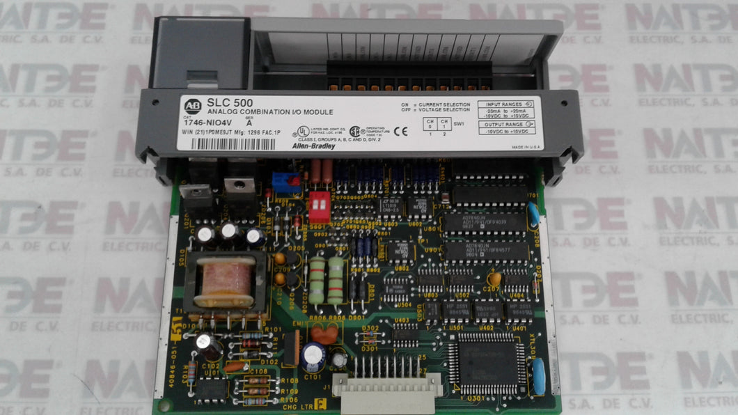 MODULO ANALOGICO ALLEN-BRADLEY 1746-N1O4V ( SLC500)