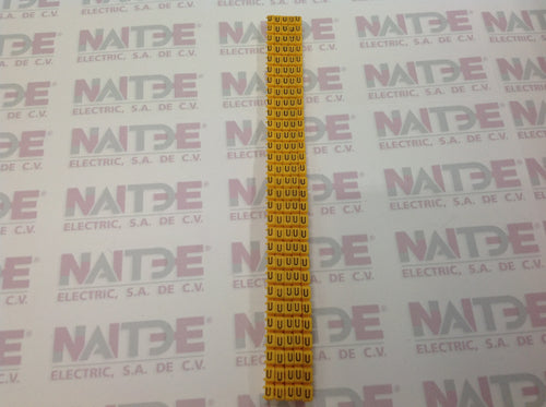 SEÑALADORES P/CABLE CAB 3 LEGRAND CAT 383-50 DE 1.5 A 2.5 MM. LETRA  