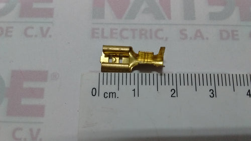 TERMINAL FASTON HEMBRA STEREN TF-1/4L CAL 22-18  LATON DESNUDA (S/M)