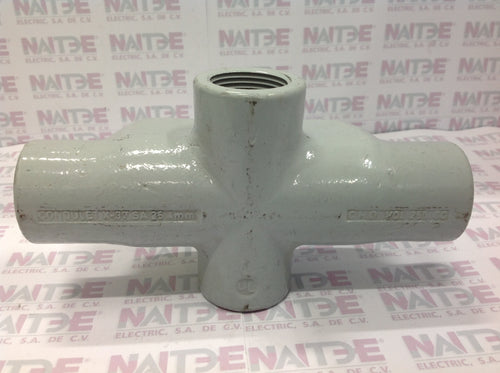 CONDULET CROUSE-HINDS SERIE PESADA  X-37 DE 1