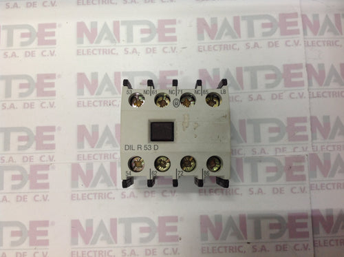 BLOCK AUX FRONTAL MOELLER  DILR 53 D  2 NO + 2 NC