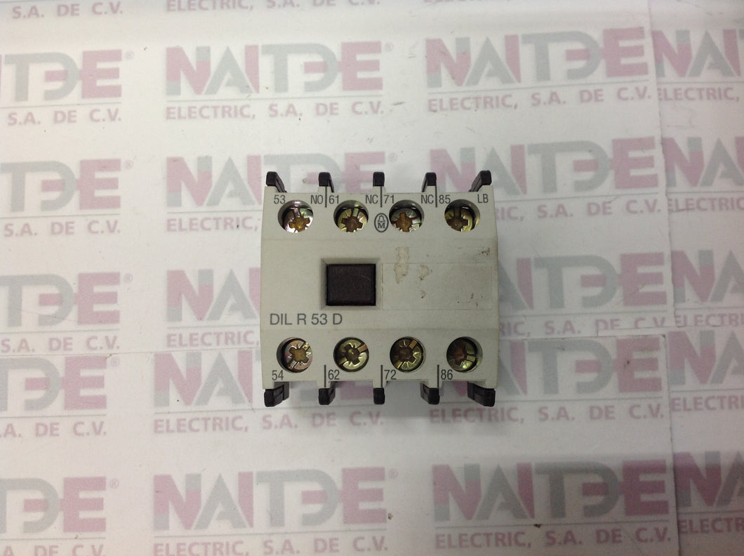 BLOCK AUX FRONTAL MOELLER  DILR 53 D  2 NO + 2 NC