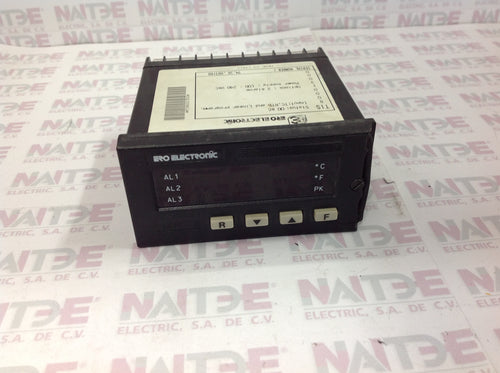 INDICADOR DE TEMPERATURA PROGRAMABLE MCAELECTRONIC TIS 800013000  100/240 VAC.  MK872