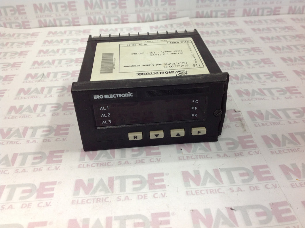INDICADOR DE TEMPERATURA PROGRAMABLE MCAELECTRONIC TIS 800013000  100/240 VAC.  MK872