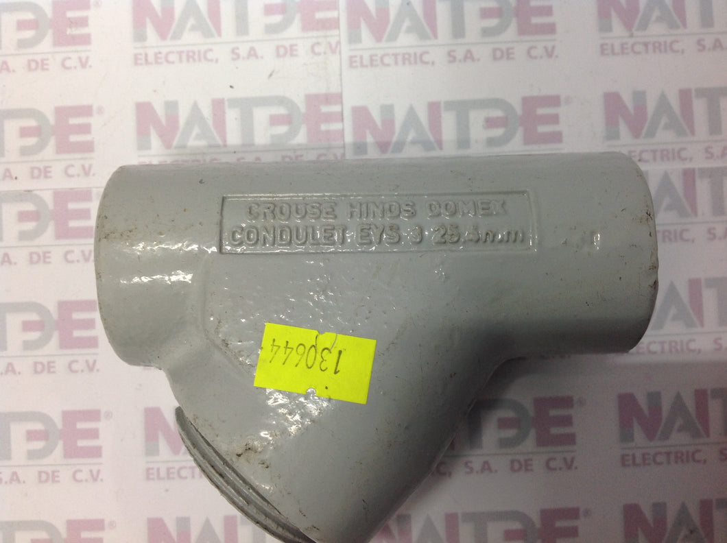 SELLO A PRUEBA DE EXPLOSIONES CROUSE HINDS VERTICAL HEMBRA EYS3 DE 1 PULG