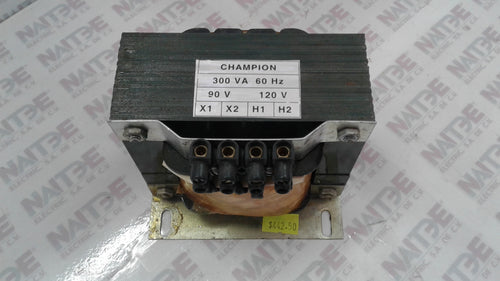 TRANSFORMADOR DE CONTROL DE 300 VA. 120 V. 90 V.