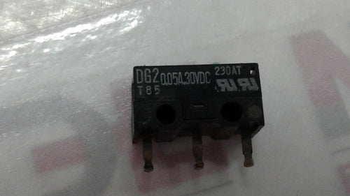 MICRO SWITCH  CHERRY  DG23 B1AA 1365638 ACCION DE BOTON COLOR NEGRO