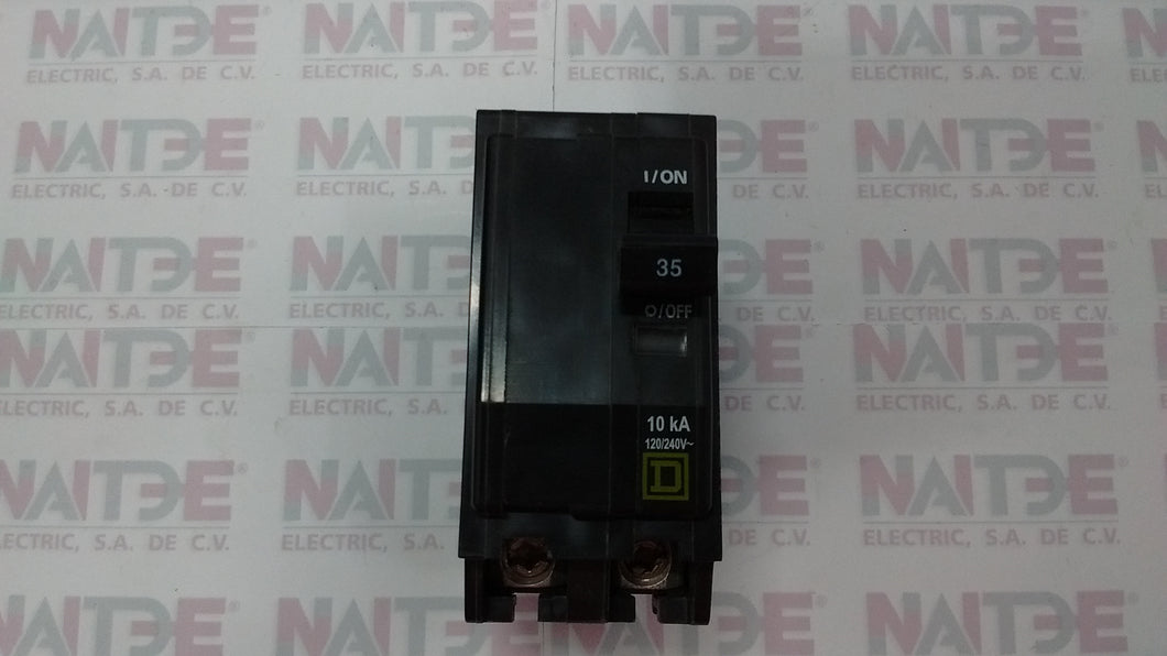 PASTILLA SQUARE D QO235, 2P, 35 AMP