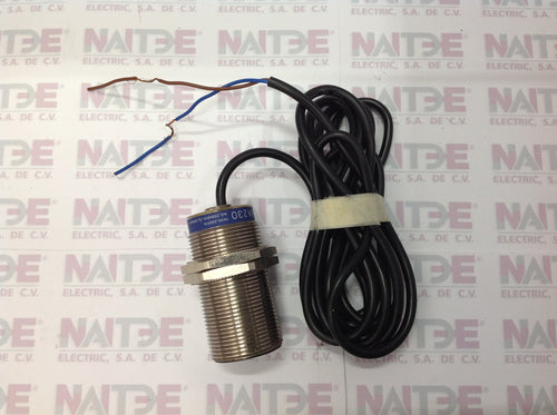 SENSOR INDUCTIVO TELEMECANIQUE  XS1M30MA230 M30 24-240 VAC NO DS 10MM RAZANTE 2 HILOS C/CABLE