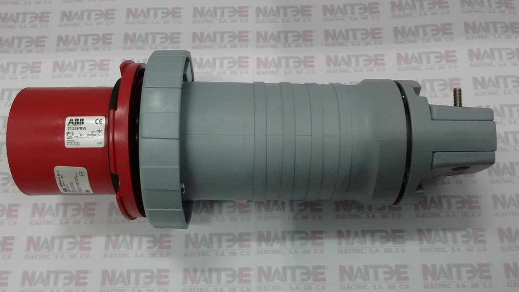 CLAVIJA AEREA ABB 2CMA166820R1000, TIPO 3125P9W, 125 AMP, 3P + T, 200/250V (MUESTRA)