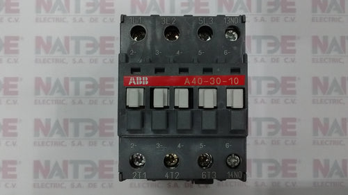 CONTACTOR ABB 1SBL321001R2610, A40-30-10 BOBINA 110-127 VCA
