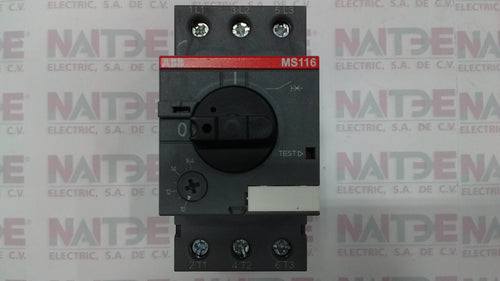 GUARDAMOTOR ABB MS116-16,10 - 16 AMP. 230/440 VCA, 16/6 kA CAT.1SAM250000R1011