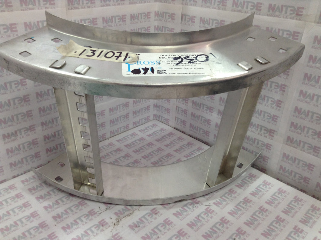 CURVA VERTICAL INTERIOR CROSS-LINE DE 9 PULG A 90