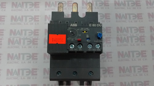 RELEVADOR DE SOBRECARGA ABB  E80DU 80, 27-80 AMP, A50/A63/A75. CAT.1SAX311001R1101