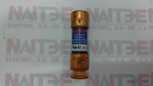FUSIBLE FERRAZ TR6-1/4R, 6-1/4 AMP 250 V C/RET (S/M)