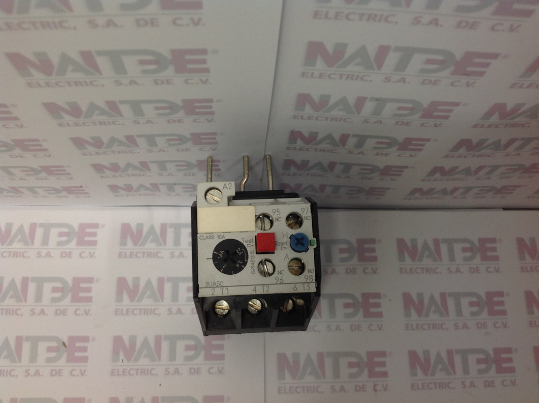 RELEVADOR BIM. SIEMENS 3UA50 -00 -1CY DE 1.6 - 2.5 AMP.