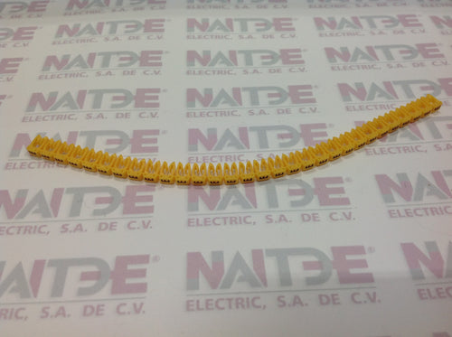 SEÑALADORES P/CABLE CAB 3 LEGRAND CAT 383-34 DE 1.5 A 2.5 MM. LETRA 