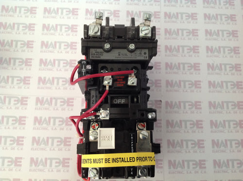ARRANCADOR MANUAL ALLEN BRADLEY 509-AOXD-B 115 / 120 V. NEMA SIZE 0 PHASE 1