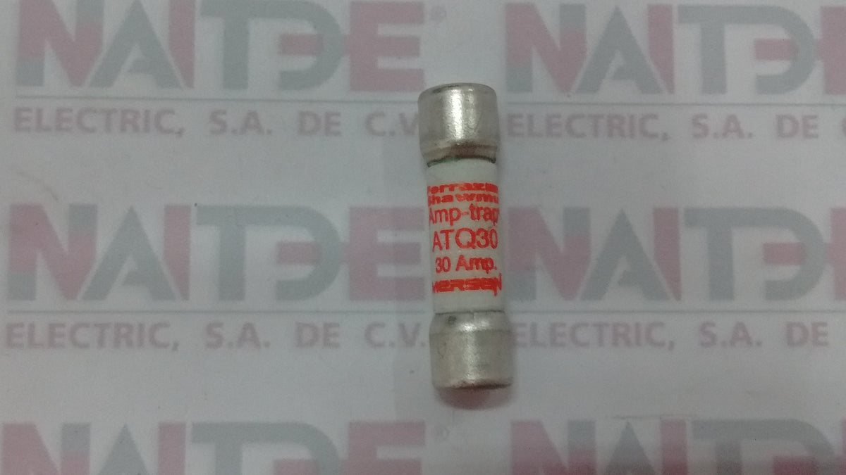 Lot De 10 Fusibles Temporisés Midget Ferraz Shawmut ATQ30 30A 500V - Pour Protection électrique Industrielle