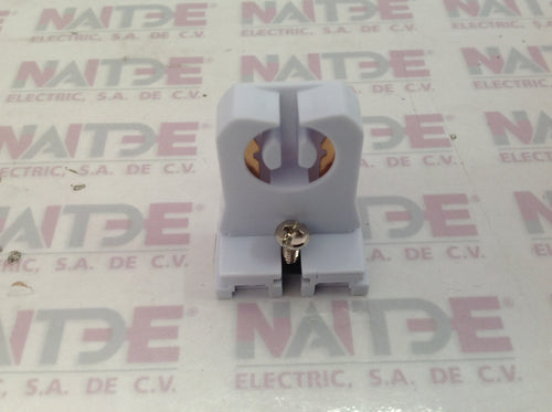 BASE PORTA LAMPARA SENCILLA COOPER ( 2510W-BOX ) DE 2 POLOS P/ T8 DE 4 CONEXIONES