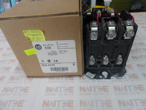 ARRANCADOR ALLEN BRADLEY 509-AOD
