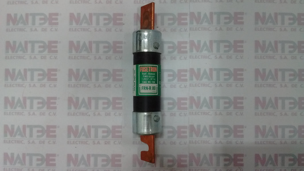 FUSIBLE FERRAZ TR80R, 80 AMP 250 V C/RET ( BUSSMAN FRN-R80 ) (S/M)
