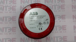 MODULO LUMINOSO INTERMITENTE LED ROJO ABB KL70-342R 115 V CA/CD. CAT.1SFA616070R3421 LED INTEGRADO