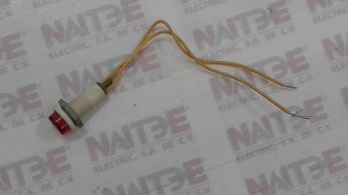 LAMPARA PILOTO 220 VCD COLOR ROJO